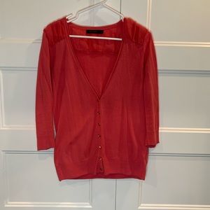 Limited coral cardigan